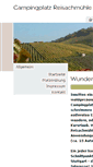 Mobile Screenshot of campingplatz-reisachmuehle.de